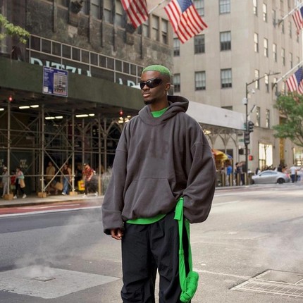 现货三方联名YZY DOVE双层和平鸽子卫衣纯正美式KAN休闲YE帽衫