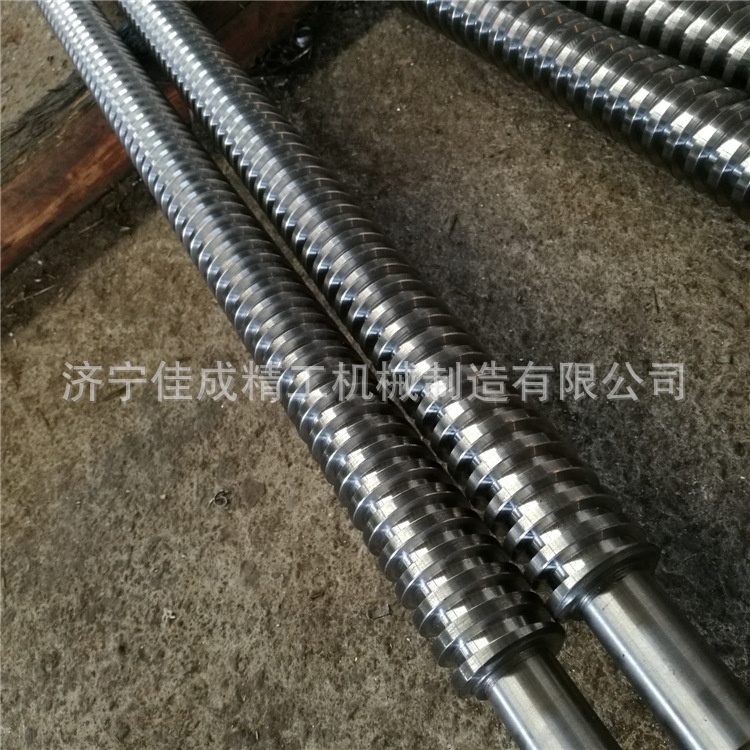 厂家加工梯形丝杆机床精密丝杠Tr30T35T40T45T50正反牙传动调节轴
