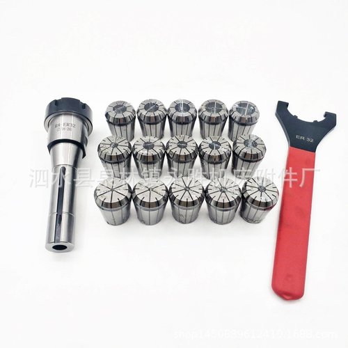 R8-ER32-15PCS铣夹头铣刀柄公制英制筒夹ER11ER16 ER20ER25ER40