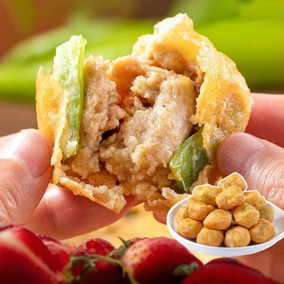 【店长推荐】千味央厨青椒酿肉辣椒塞肉800g速冻半成品裹粉油炸