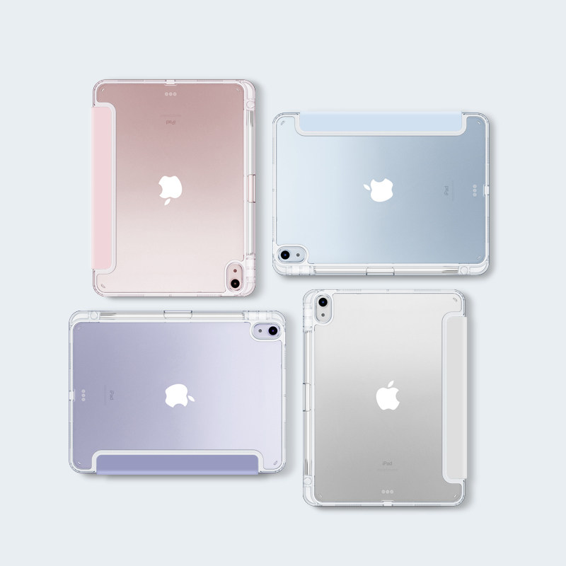 ipad保护套适用2022款苹果air5保护壳防摔pro11寸ipad9带笔槽10代4平板mini6三折2021第九代8透明7防弯壳子薄图片