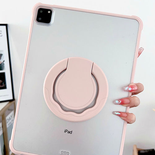 360旋转支架iPad12代磨砂壳2025新款Air8/6保护套12.9英寸亚克力A16防摔Pro11全包防弯mini1/2/3/4/5/6/7壳M4