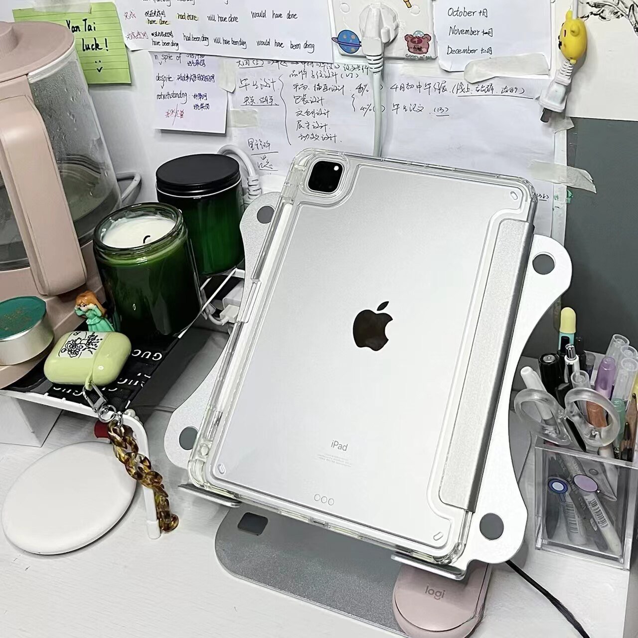 iPad10高级感10.5寸银色ipadpro保护壳2021适用苹果平板air5防弯10.9/11