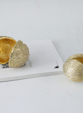 北欧小摆件创意可爱办公桌果壳摆件轻奢家居客厅酒柜装饰品