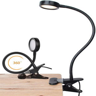 新品LED阅读灯卧室台灯灯光颜色可变护眼夹子灯床头夜灯