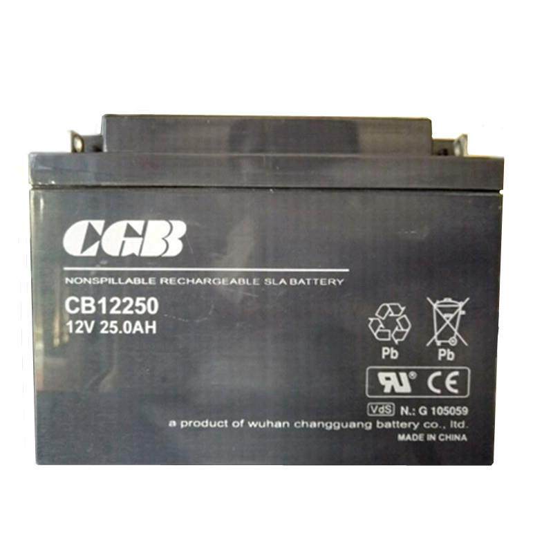 CGB蓄电池CB1225 12V2H消防主机ups应急厂家直销