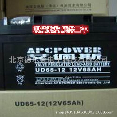 厂商美国蓄电池UD65-12免维护蓄电池12V6H现货