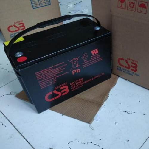 CSB铅酸免维护蓄电池12V120AH GP12-1200UPS不间断消防/应急/机房