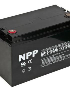 NPP耐普NP12-100铅酸蓄电池12V100AH 直流屏太阳能ups蓄电池 现货