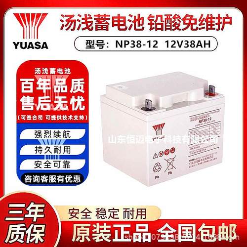 12V38AH NP38-12 UPS/消防/太阳能/通讯应急专用铅酸蓄电池