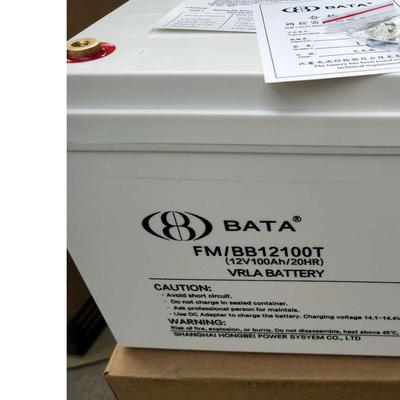 直流屏UPS/EPS机房应急鸿贝蓄电池FM/BB12100T 12v100ah