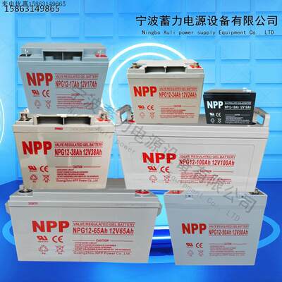 NPP-UPS蓄电池12伏电瓶消防报警主机安防太阳能直流屏门关监控电