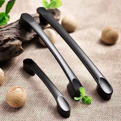 欧式大衣柜门拉手美式黑色抽屉拉手橱柜门拉手现代简约衣柜门把手