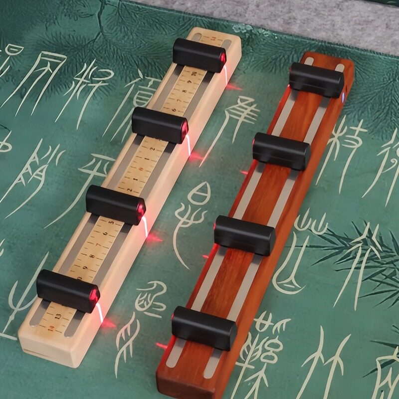 激光定位书法打格神器打格尺镇尺文房四宝压纸红木红外线镇尺镇纸