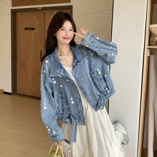 【现货】首发图新款  立体绣花牛仔外套  2C301-1618-P175-K288
