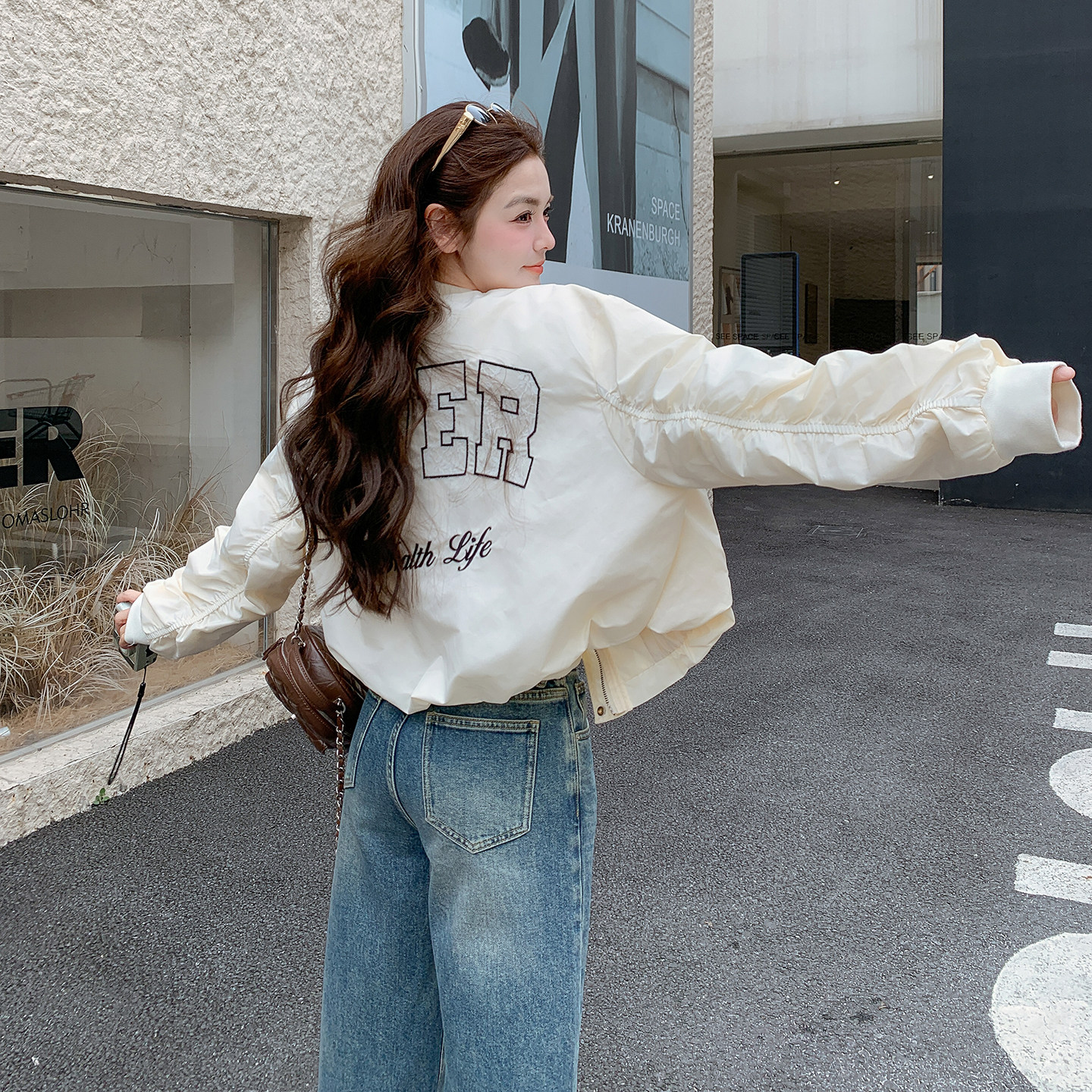 首发图新款  印花棒球服外套  2C301-1617-P165-268