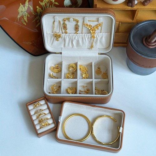 高档精致便携首饰盒防氧化