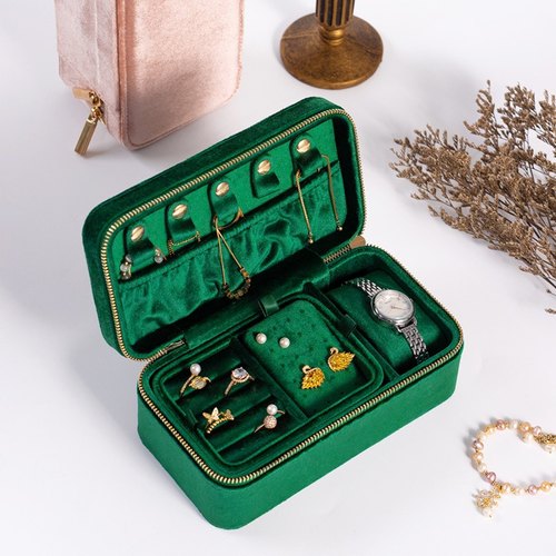 首饰盒工厂直销高端丝绒防氧化