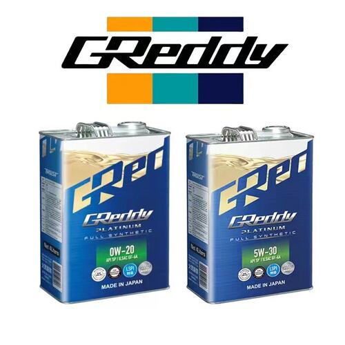 日版GREDDY 高性能5W-30全合成机油5w30日本进口4L铁罐装LSPI