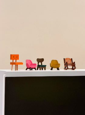 迷你小沙发摆件可爱治愈