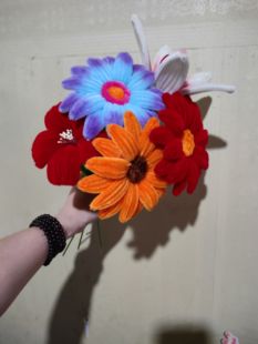 火星花扭扭棒华晨宇成品火星演唱会扭扭棒火星花演唱会花束免做