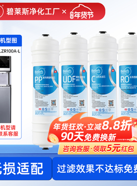 碧莱斯滤芯适用于海尔HLZR100A-L商用纯水机净水器滤芯颗粒炭RO膜