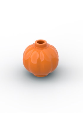 国产小颗粒积木零件 配件兼容某高51270 南瓜 灯笼番茄