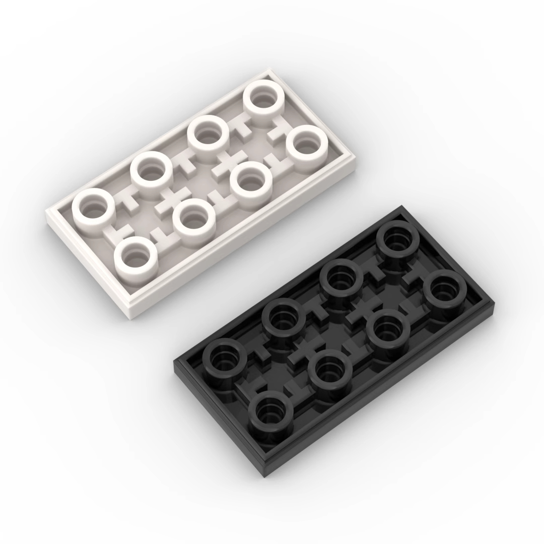 兼容乐高3395 积木国产科技教育零件 2x4反向光面板moc小颗粒散件