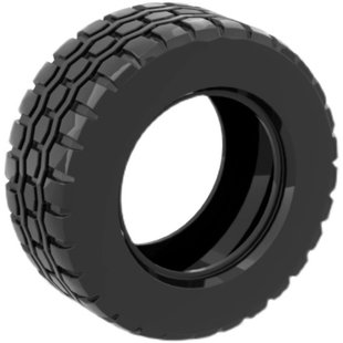 38R 积木轮胎94.3 科技MOC零散配件闪电积木 92912 兼容国产