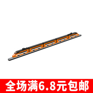 国产小颗粒积木 玩具桌面摆件 复兴号 和谐号迷你高铁列车模型拼装