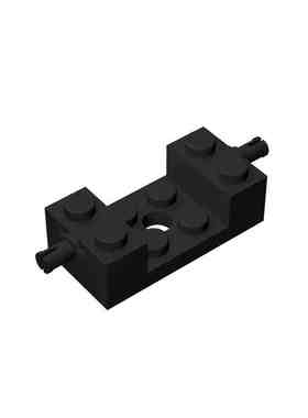 兼容18892 小颗粒拼插积木中国国产零配件 4x2两侧带栓特殊砖