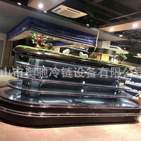 永辉超市款带门转角风幕柜精品水果店保鲜展示柜,清洗/食品/商业设备,其他食品加工设备,淘宝优惠券,粉丝福利购,淘宝优惠卷