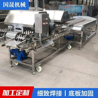 水果玉米切头去尾清洗机鲜食玉米加工线连续式全自动掐头去尾