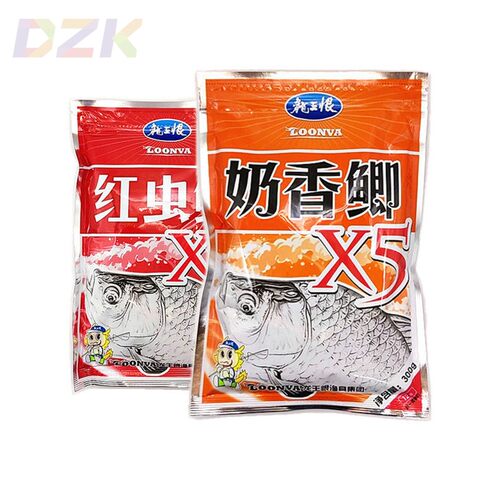 龙王恨 X5奶香鲫蓝鲫红虫鲫300克水库池塘野钓鲫鲤草鳊饵料钓饵f4