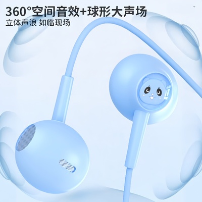 耳机有线typec高音质K歌适用于华为小米OPPO苹果15通话降噪