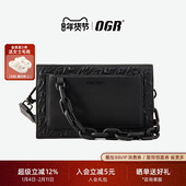 新品 OGR CHAIN横板斜挎包男女同款 时尚 潮流单肩包机甲包