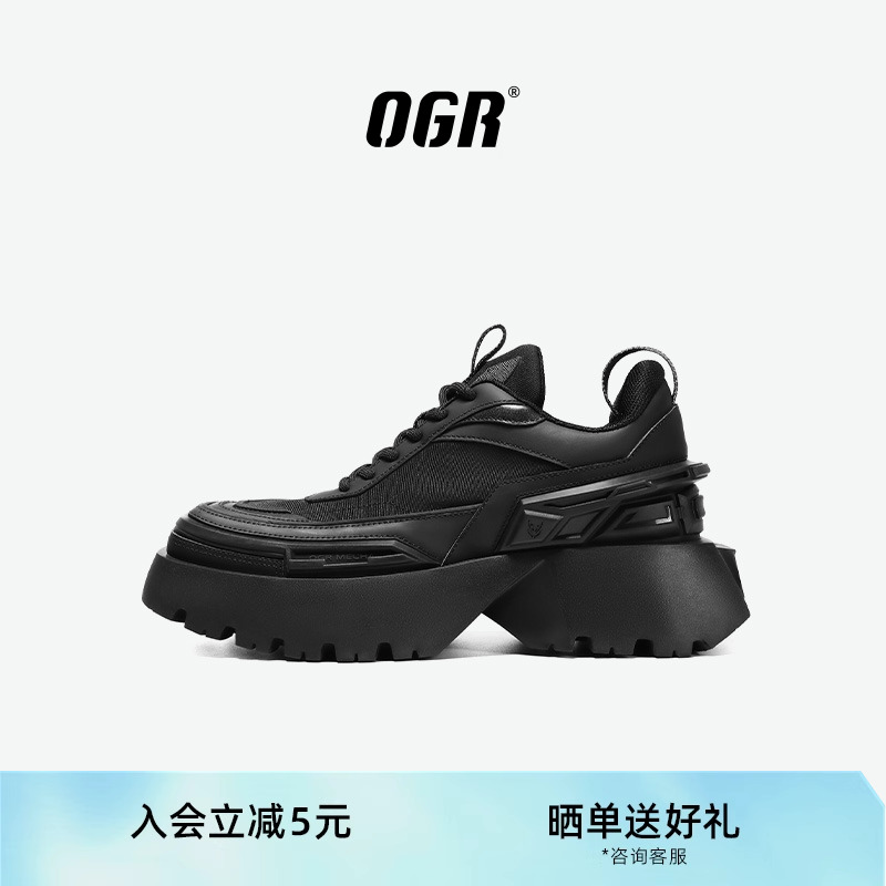 OGR德比鞋高街风厚底增高
