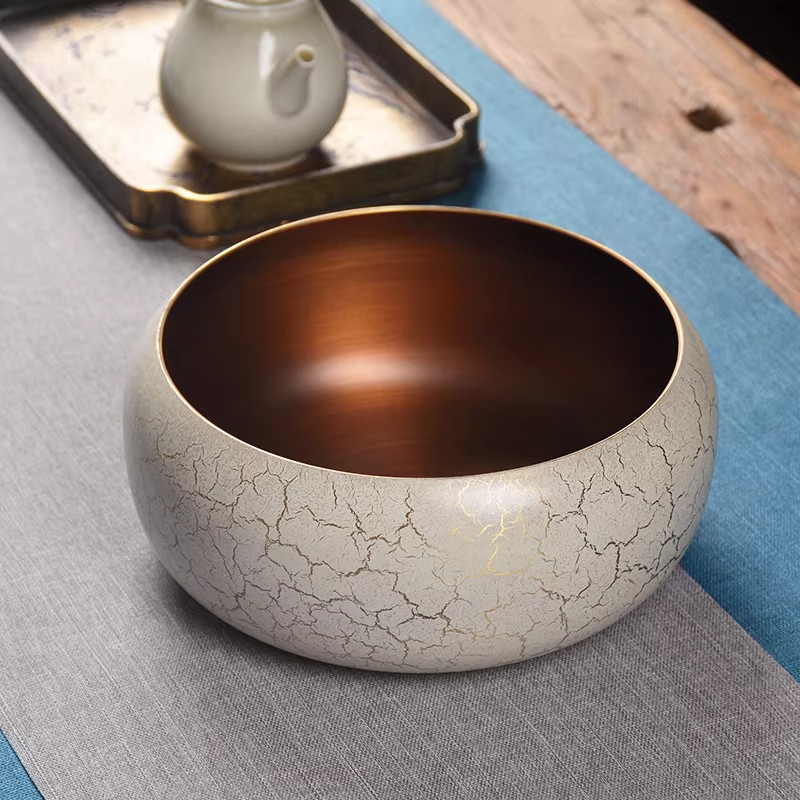 纯铜茶洗大号建水家用水洗水盂洗茶杯盆茶道功夫茶具黄铜六君子,餐饮具,茶道/零配,淘宝优惠券,粉丝福利购,淘宝优惠卷