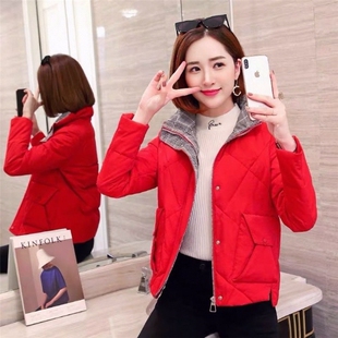 面包服女学生韩版冬装ins超火的棉衣棉服Chic小个子短款棉袄宽松