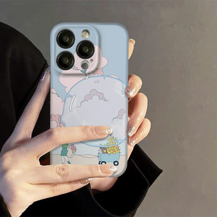 夏天守则iPhone14pro手机壳 菲林壳适用13苹果15pro防摔imd双层治愈原创可爱卡通少女小众ins