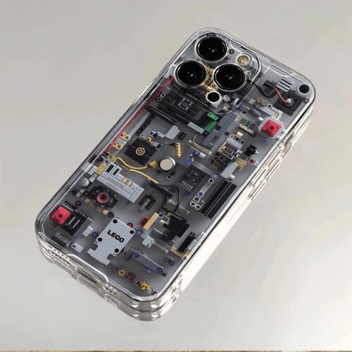 焱焱机械内部用苹果15promax/16pro手机壳iphone14promax全包12/11硅胶13/plus小米vivox100创意华为mate60