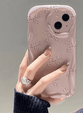 焱焱适用苹果16promax手机壳新款iphone16高级感15pro蝴蝶结13小清新14文艺12简约11防摔8plus男x/xr女max