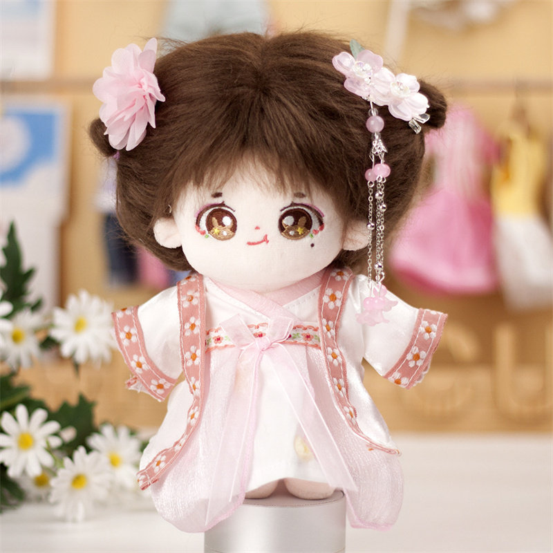 20cm娃衣古风汉服套装20厘米棉花娃娃明星娃娃公仔可爱古装衣服