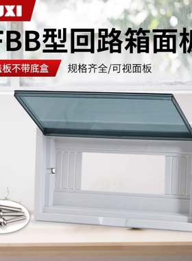 PZ30配电箱盖板模数化终端箱面板罩12/16/20回路强电FBB型盒盖子