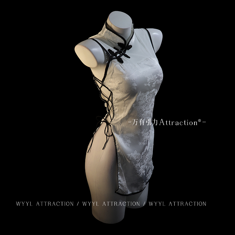 性感国风新中式旗袍制服情趣睡裙