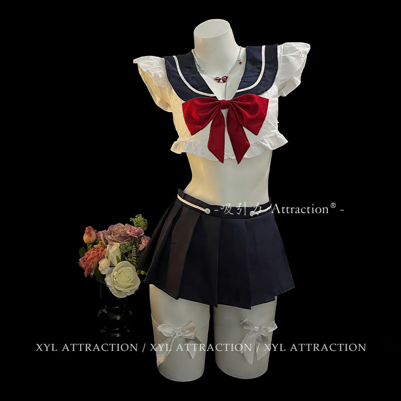 吸引力「少女热恋」水手服情趣制服套装jk学院约会战袍qqny内衣