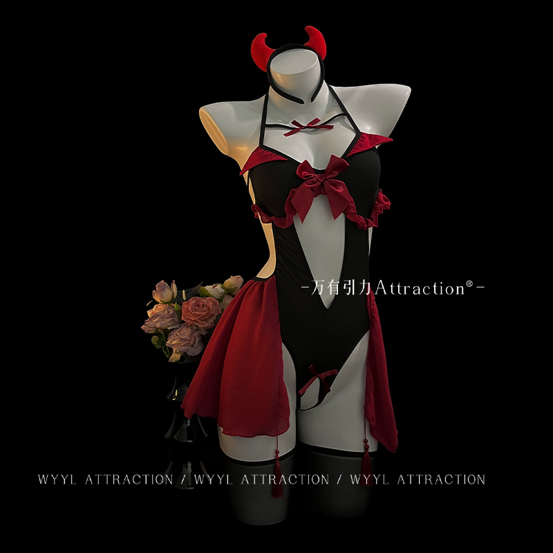 吸引力情趣制服开档战袍战衣