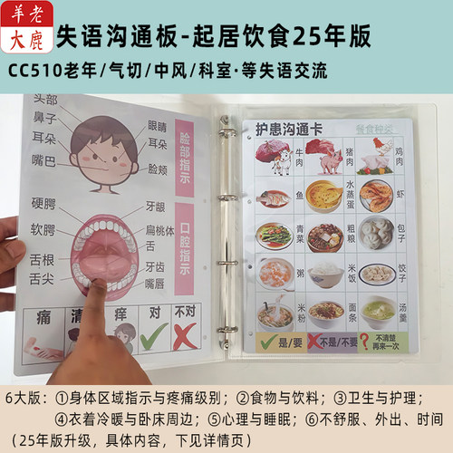 pvc认知卡失语中风气切护理