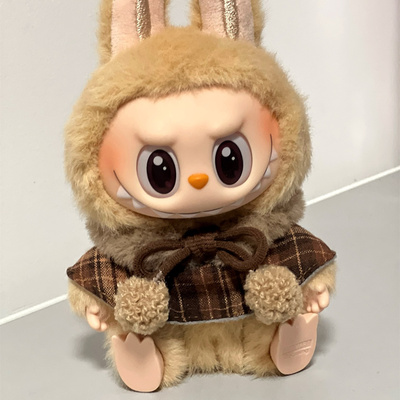 10cm斗篷贵妇披肩毛领可爱英伦娃衣套装送钩织娃衣到手两件娃衣