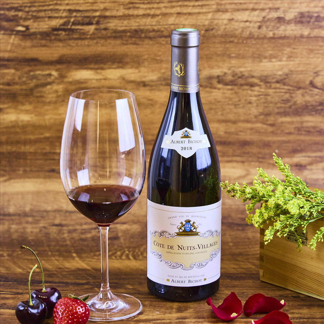 【细腻柔顺莓果香】法国勃艮第阿尔伯特.毕修夜丘村庄红葡萄酒